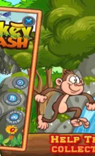 Monkey Splash - Help climb and collect the bananas 4