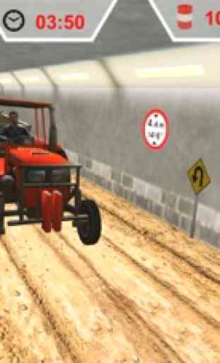Off-Road Tractor Muddy Driving 4