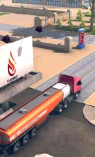 Oil Transport Truck Driving 3D 3