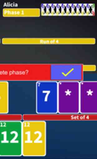 Phase Rummy Plus card game 3