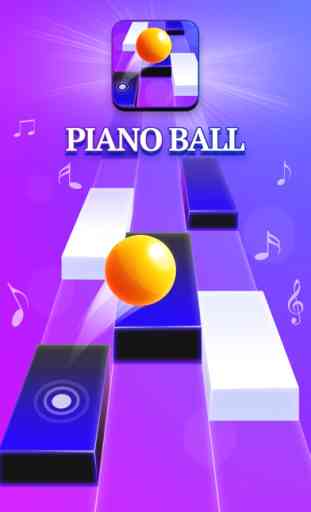Piano Ball: Run On Music Tiles 1