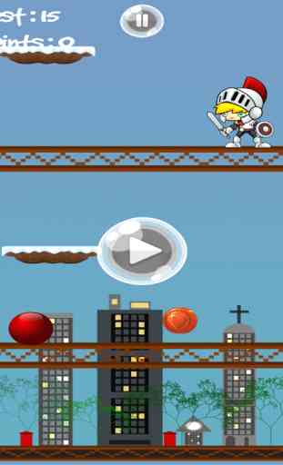 Red Ball - infinite icy tower jump 4
