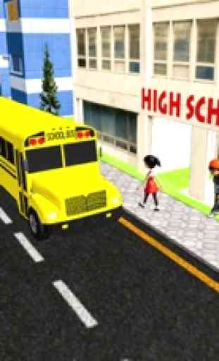 School Bus Driver City Driving 3