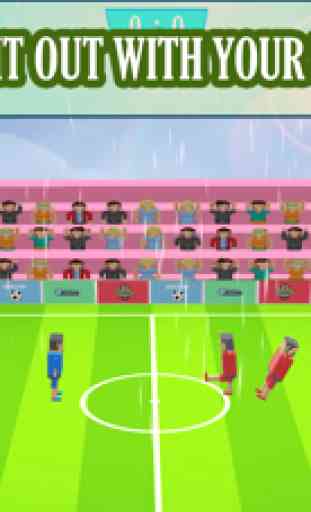 Soccer Physics 3D Cubic Block Party Football Sport 1