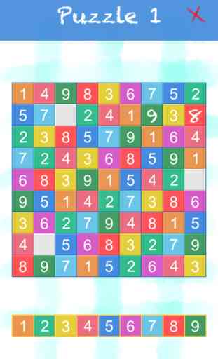 Sudoku Color - Classic Number Jigsaw 3