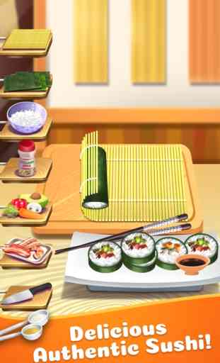 Sushi Food Maker Cooking Games 1