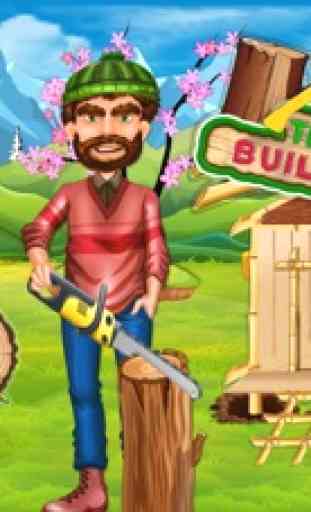 Town Tree House Building Games 1