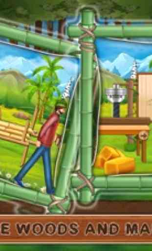 Town Tree House Building Games 4