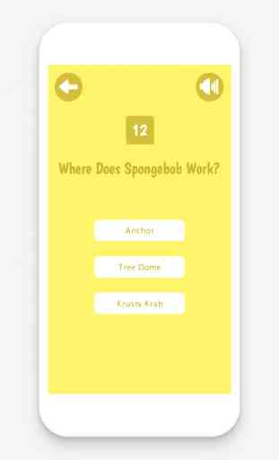 Trivia Quiz for Spongebob 2