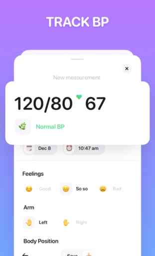 Blood pressure app+ 2