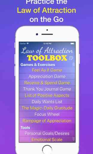 Law of Attraction Toolbox App 1
