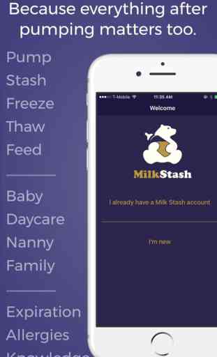 Milk Stash: Breast Feeding App 2
