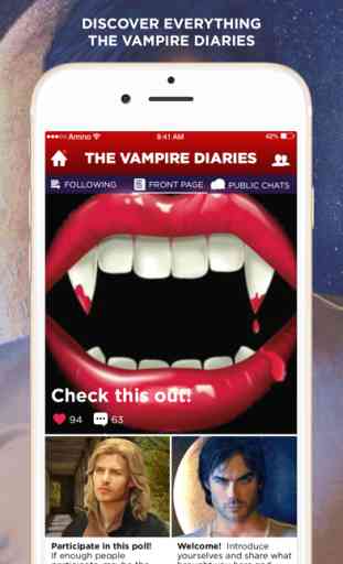 Amino for: The Vampire Diaries 1