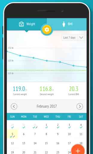 Weight loss tracker - BMI 1