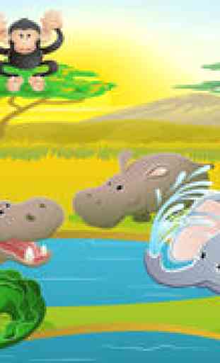Safari animals game for children age 2-5: Train your skills for kindergarten, preschool or nursery school! 1