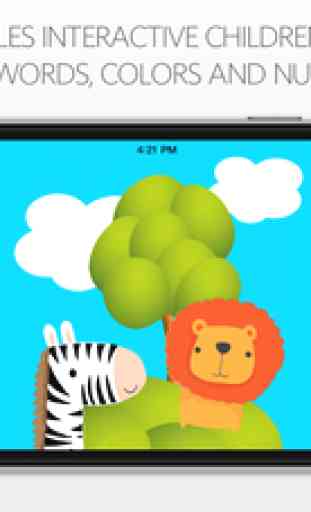 Small Stories for Kids - Short Tales Interactive Children's Books: First Words, Colors and Numbers 1