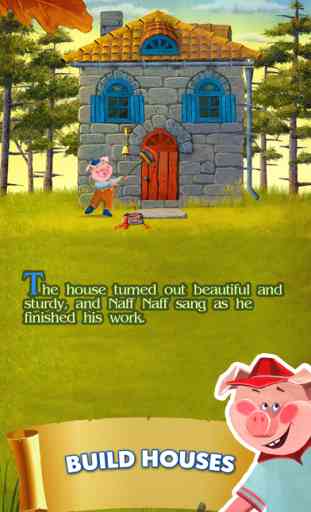 Three Little Pigs and Big Bad Wolf -The Library of Classic Bedtime Stories for Kids 2