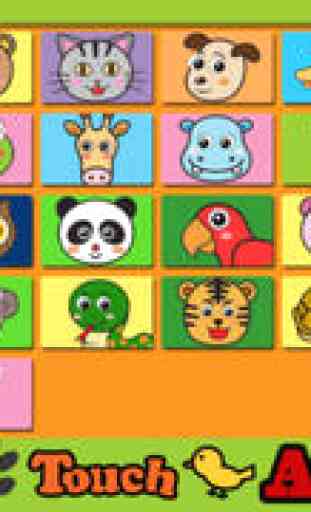 Touch Animals Lite, Animated Zoo and Farm Cartoon Animals for kids 2