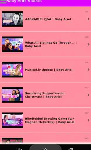 Baby Ariel musical.ly Fan App 1