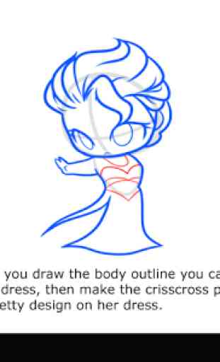 How to Draw Chibi Elsa FP 3