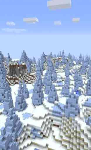 Ice Spikes Castle map for MCPE 2