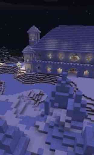 Ice Spikes Castle map for MCPE 3