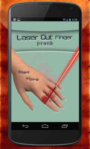 Laser Cut Finger Prank 1