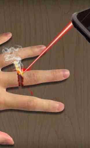 Laser Cut Finger Prank 2