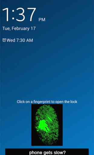Lock Screen fingerprint joke 1