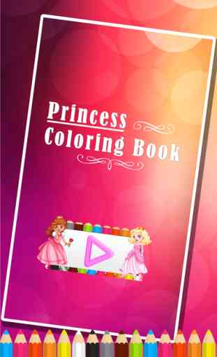 Princess Coloring Pages -  Painting Games for Kids 1