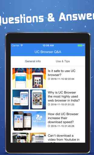 Q&A for UC Browser 4