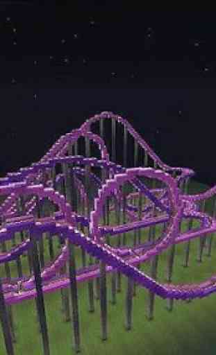 Roller coaster map Minecraft 2