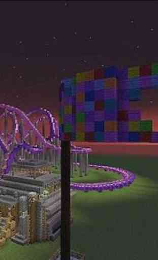 Roller coaster map Minecraft 3