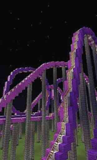Roller coaster map Minecraft 4