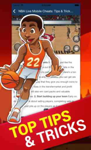 Tips, Cheats for NBA Live Mobile 4