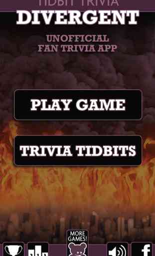 Trivia for Divergent - Unofficial Tidbit Trivia Fan App 2