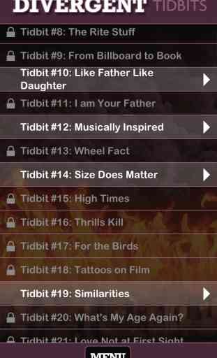 Trivia for Divergent - Unofficial Tidbit Trivia Fan App 3
