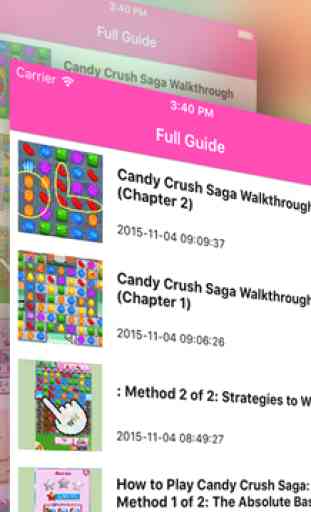 Tutorial for Candy Crush Saga game 4