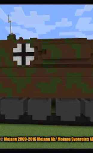 War Tank Mod for Minecraft PE 1