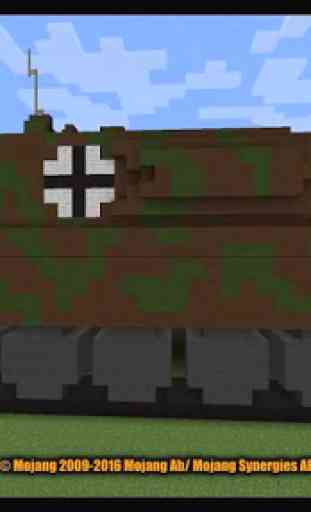 War Tank Mod for Minecraft PE 4