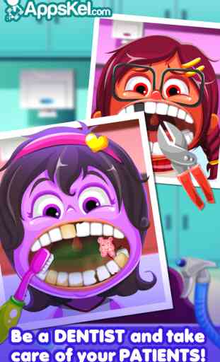 Inside Little Nick's Dentist Office – Crazy Tooth Story Games Free 1