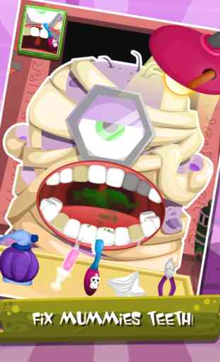 Inside Monster Nick's Halloween Dentist – Teeth Games for Minion Free 2