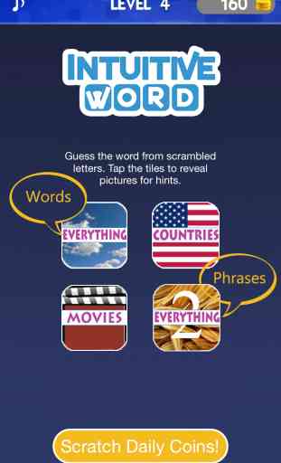 Intuitive Word: Guess idioms scramble close up pics and catch phrase puzzle 1