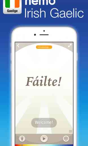 Irish Gaelic by Nemo – Free Language Learning App for iPhone and iPad 1