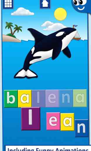 Italian First Words with Phonics Free: Kids Preschool Spelling & Learning Game 4