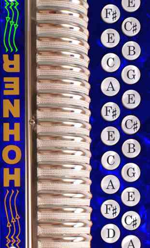 Hohner-D/G Mini Button Accordion 3
