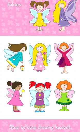 How to Draw - Princesses Fairies and Flowers 4