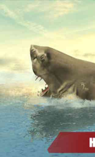 Hungry Great White Shark Attack Simulator Sea Hunt 3