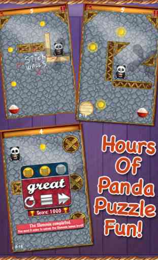Hungry Panda Feed Him Fat Saga - Free Puzzle Game 1