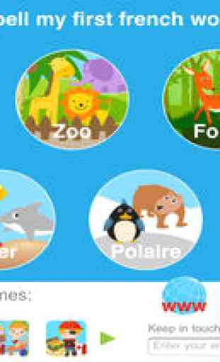 I Spell My First French Words: Animals 2
